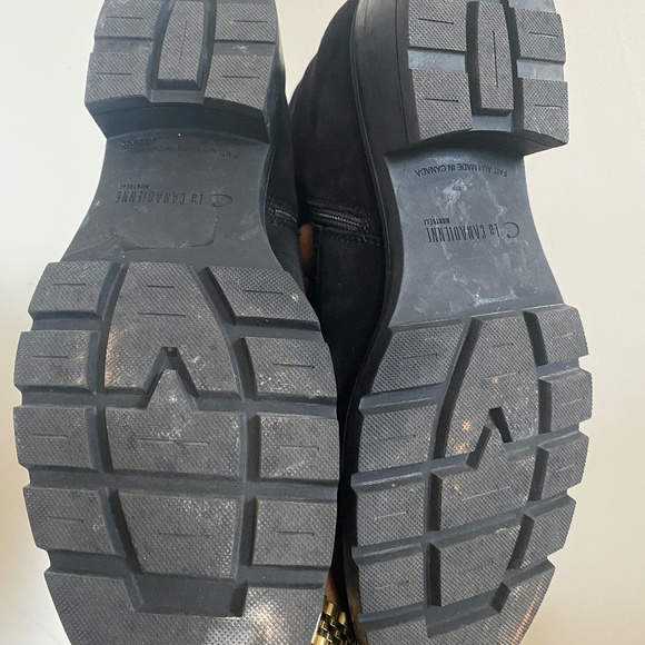 Black La Canadienne fleece lined Boots - Picture 4 of 9